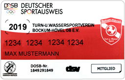 Mitgliederausweis Mitgliederausweis